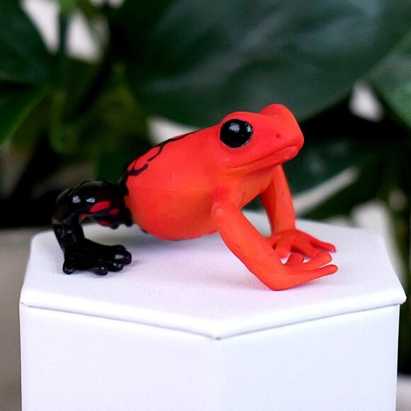 2 for $20 - NEW Equatorial Red Frog Figure - Hand Painted & Collectible Toy - Picture 5 of 11